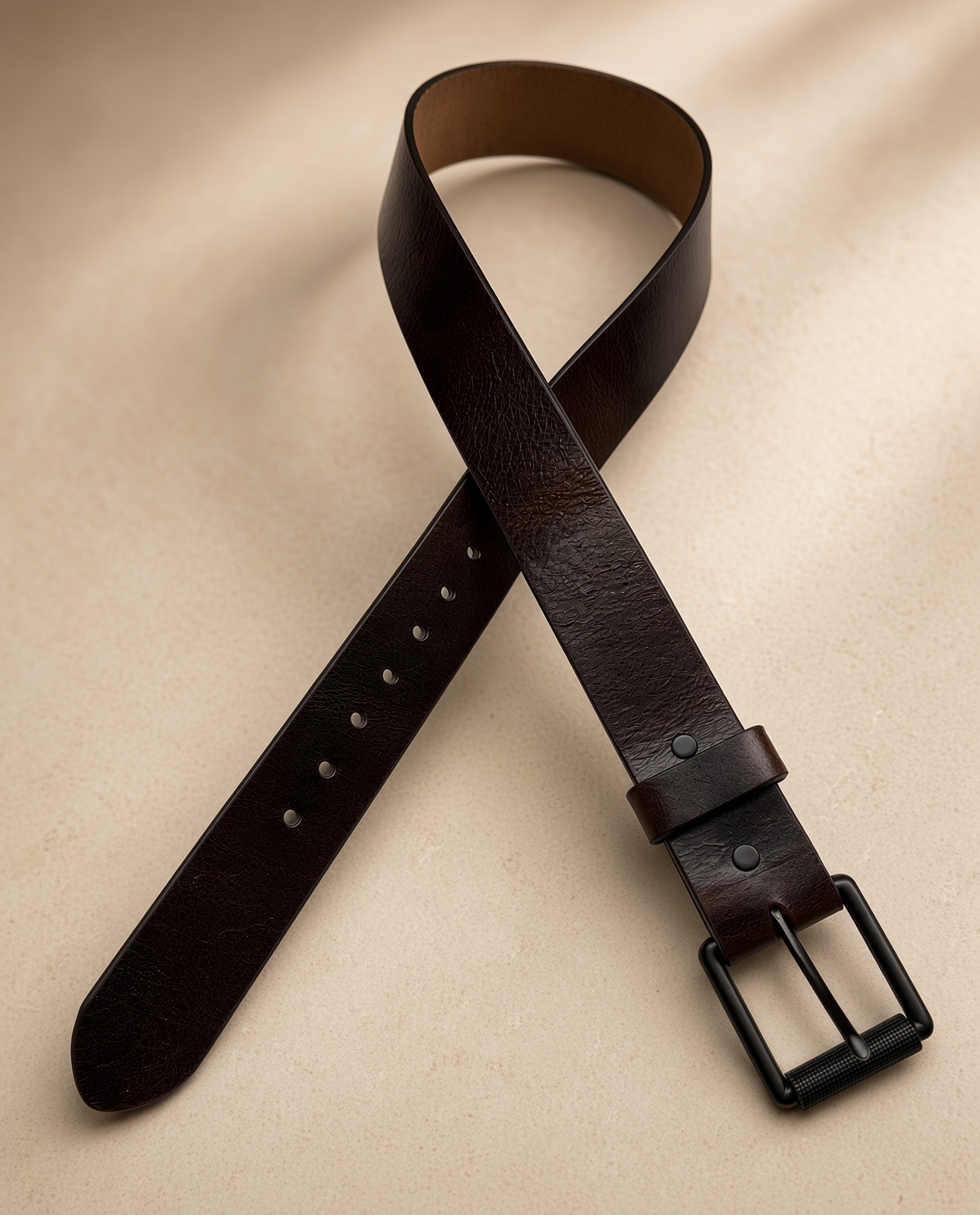 Pebble casual belt