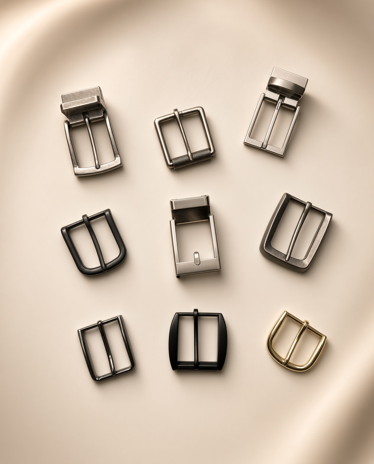 Dress and casual buckle assortment