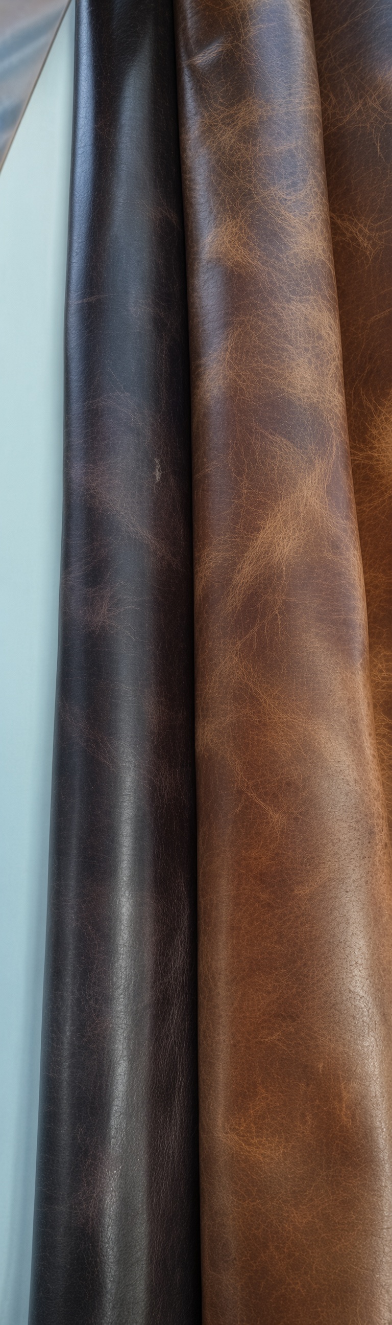 Pull-up brown and tan hides