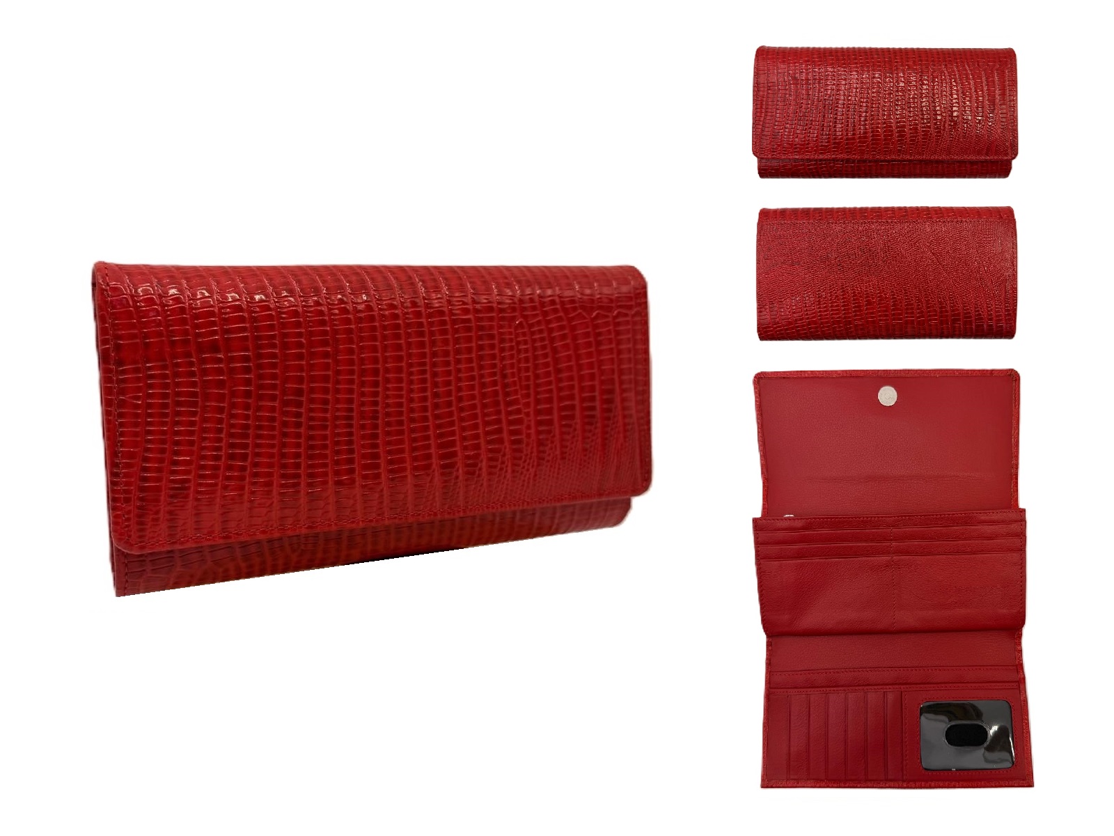 Red fold clutch